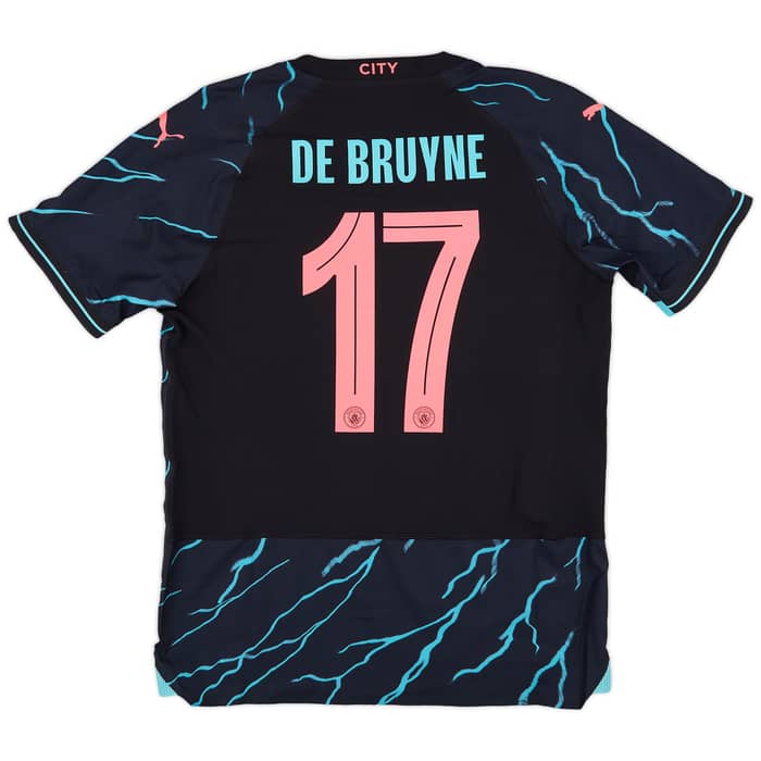 2023-24 Manchester City Authentic Third Shirt DeBruyne #17 (M)