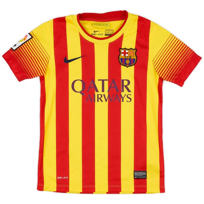 2013-15 Barcelona Away Shirt - 9/10 - (S.Boys)