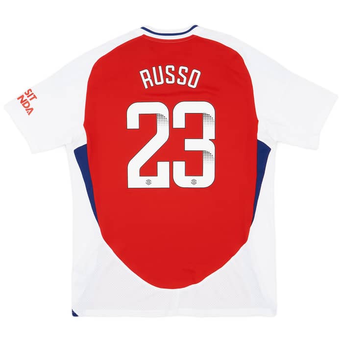 2024-25 Arsenal Women's Home Shirt Russo #23 (Unisex Fit)