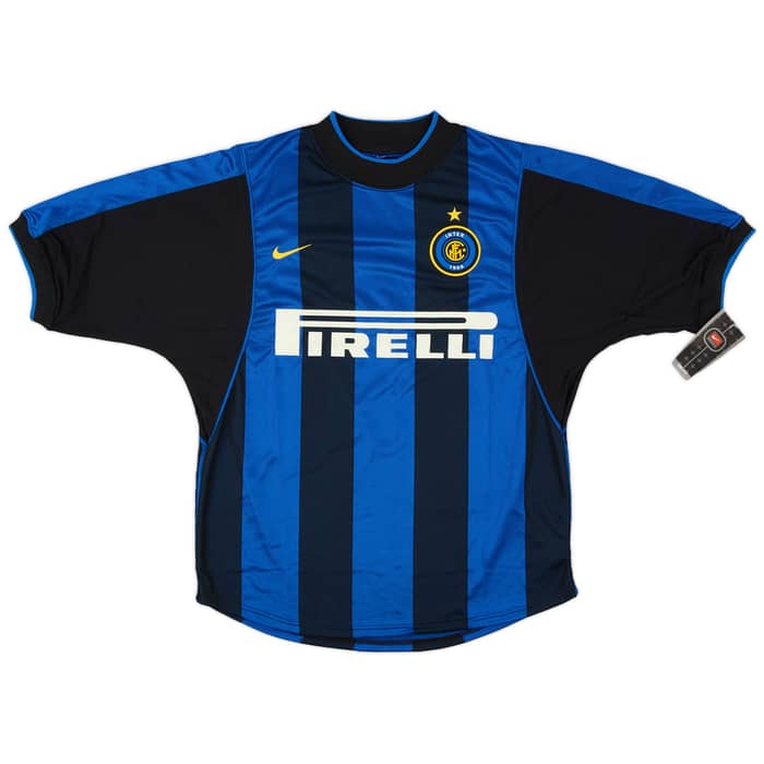 2000-01 Inter Milan Home Shirt Ronaldo #9 (S)
