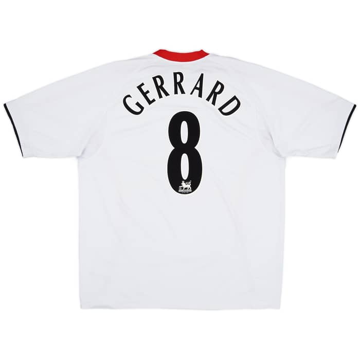 2005-06 Liverpool Away Shirt Gerrard #8 - 6/10 - (XL)