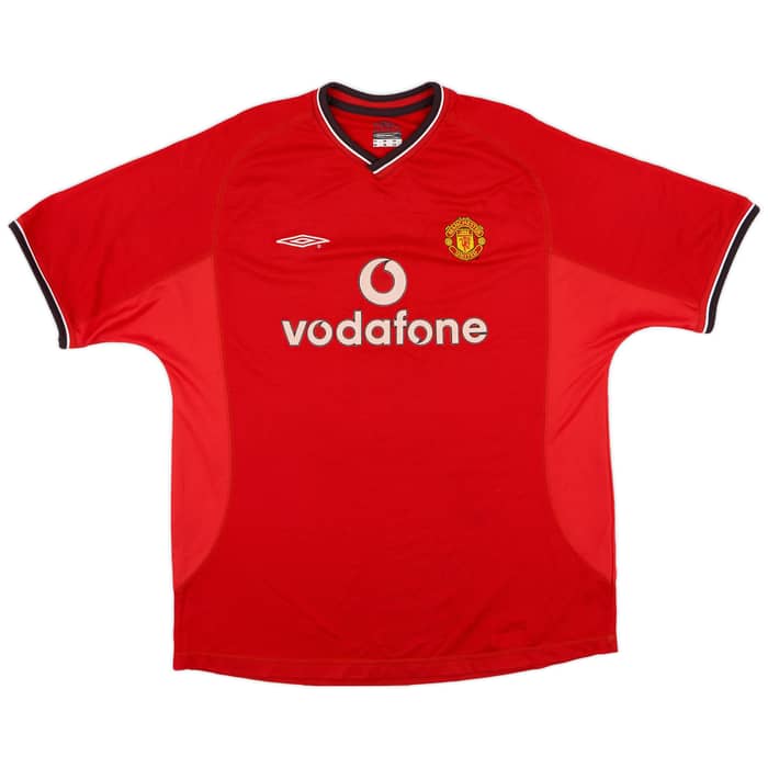 2000-02 Manchester United Home Shirt Solskjaer #20 - 5/10 - (XL)