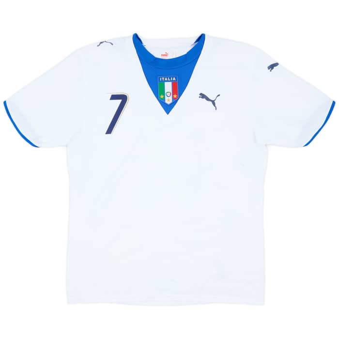 2006 Italy Away Shirt Del Piero #7 - 6/10 - (M)