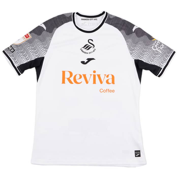 2023-24 Swansea Match Issue Home Shirt Ashby #30
