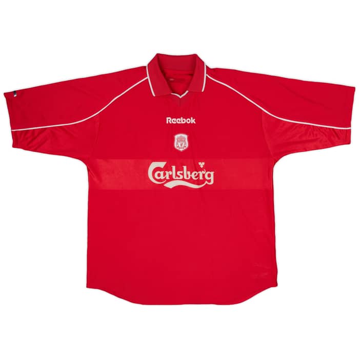 2000-02 Liverpool Home Shirt Gerrard #17 - 5/10 - (XXL)