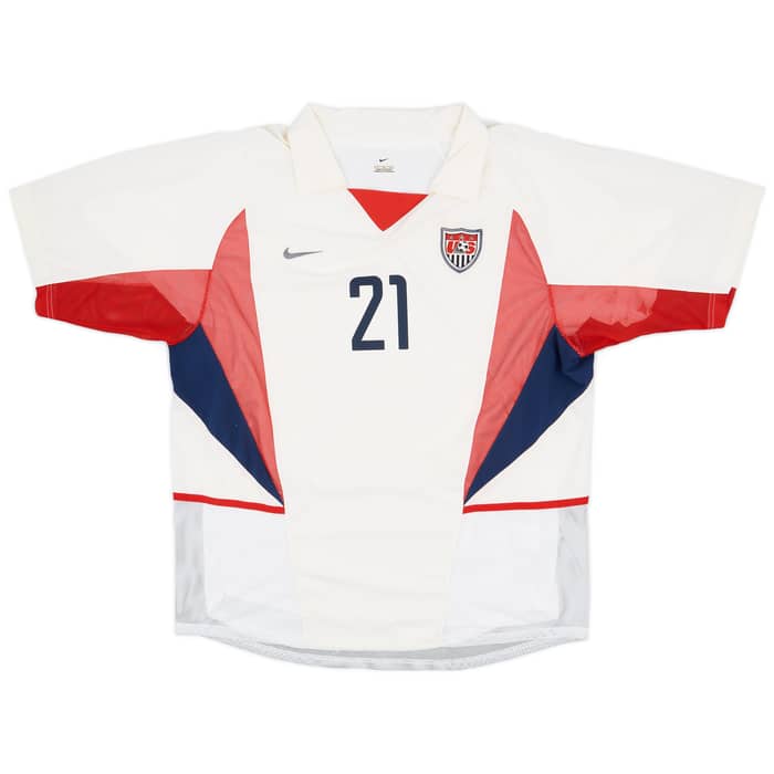 2002-03 USA Player Issue Home Shirt Donovan #21 - 6/10 - (L)