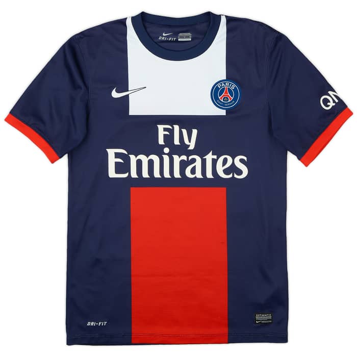 2013-14 Paris Saint-Germain Home Shirt Beckham #32 - 8/10 - (S)