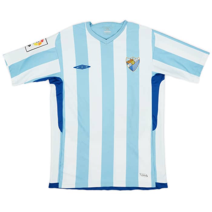 2009-10 Malaga Home Shirt - 7/10 - (L)
