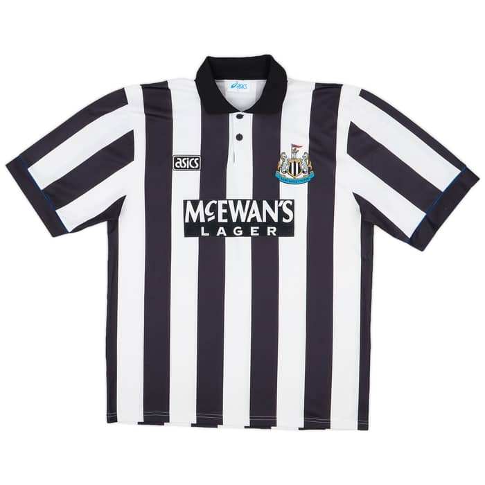 1993-95 Newcastle Home Shirt Cole #9 - 8/10 - (XL)