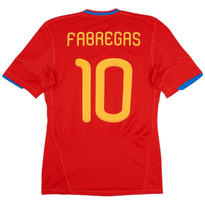 2009-10 Spain Home Shirt Fabregas #10 (S)
