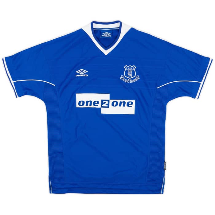 1999-00 Everton Home Shirt Moore #23 - 8/10 - (L)