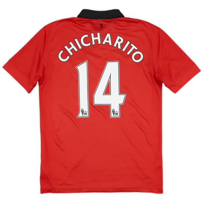 2013-14 Manchester United Home Shirt Chicharito #14 - 5/10 - (M)