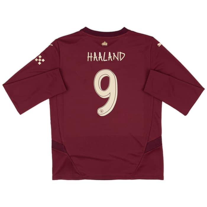 2024-25 Manchester City Third L/S Shirt Haaland #9 (KIDS)