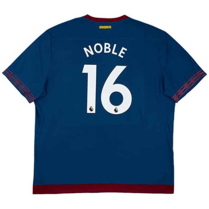 2018-19 West Ham Away Shirt Noble #16 - 9/10 - (4XL)