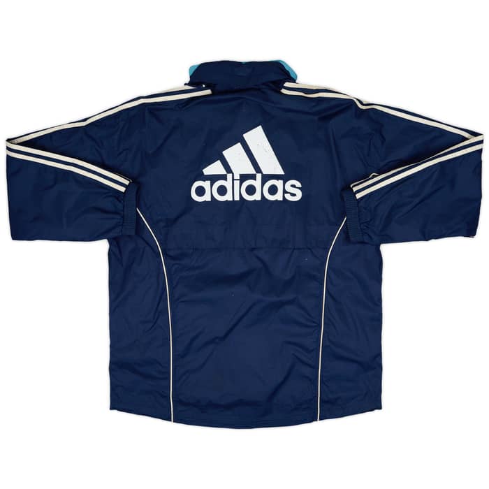 1999-00 Olympique Marseille adidas Hooded Rain Jacket - 7/10 - (M/L)