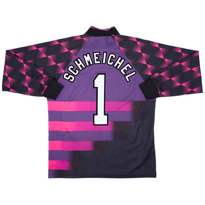 1996-97 Manchester United Purple GK Shirt Schmeichel #1 - 8/10 - (M)