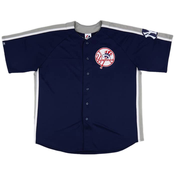 2012 New York Yankees Jeter #2 Majestic Jersey - 7/10 - (XXL)