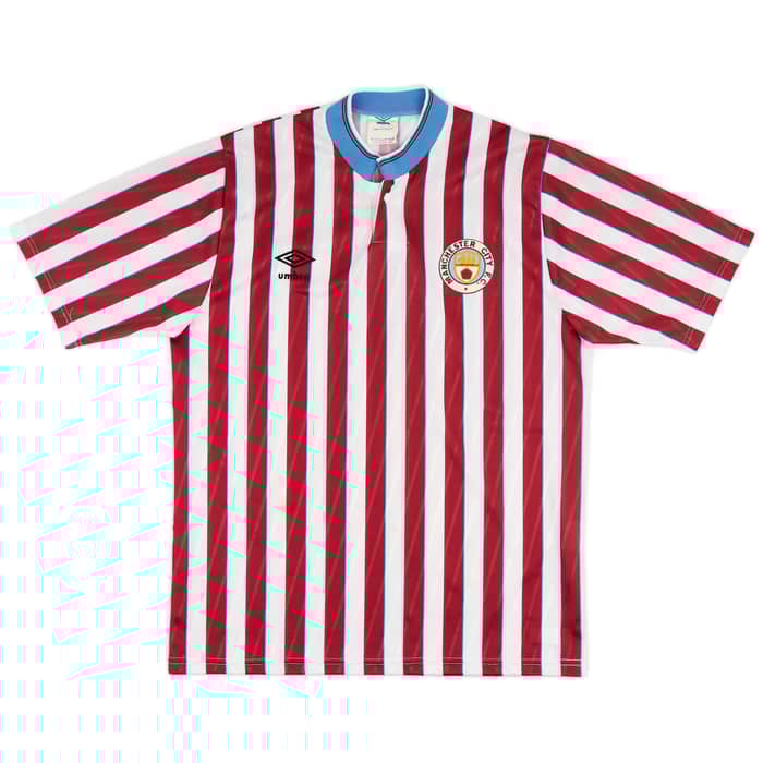 1988-90 Manchester City Away Shirt - 8/10 - (M)