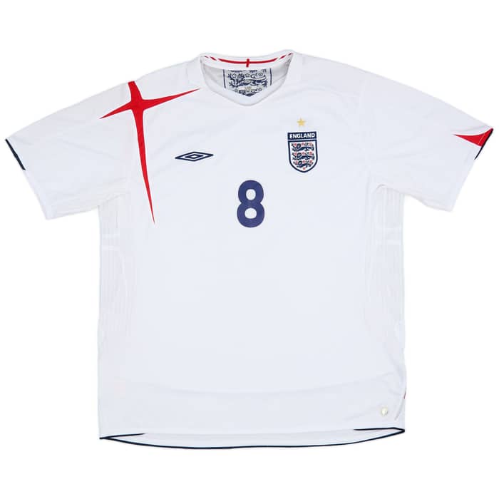 2005-07 England Home Shirt Lampard #8 - 8/10 - (XXL)