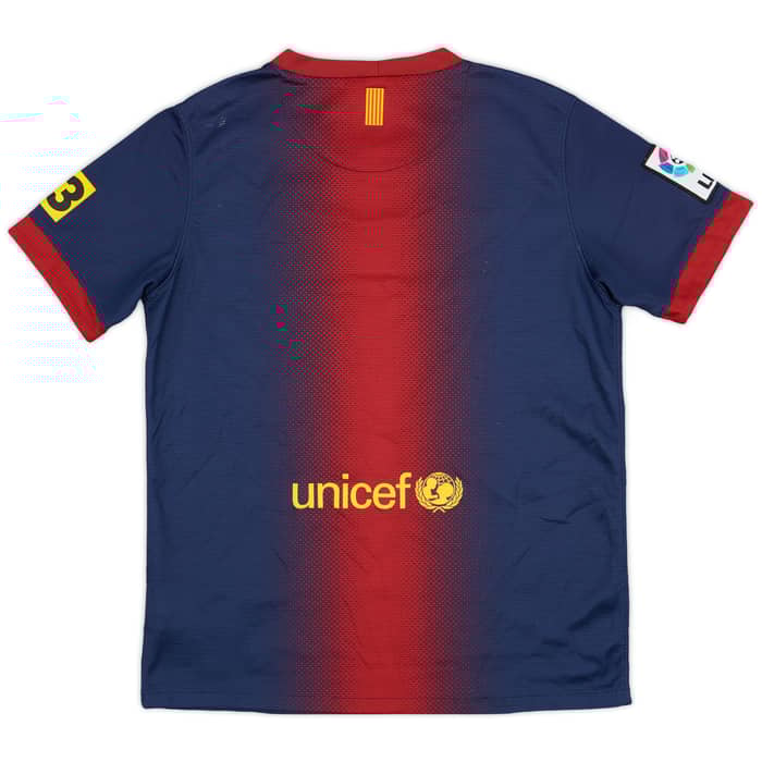 2012-13 Barcelona Home Shirt - 7/10 - (L.Boys)