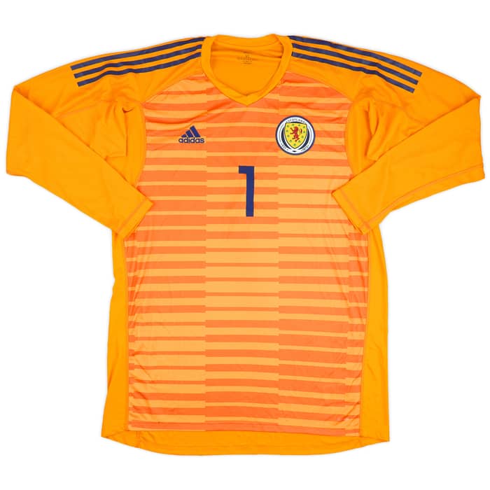 2018-19 Scotland GK Shirt #1 - 9/10 - (XL)
