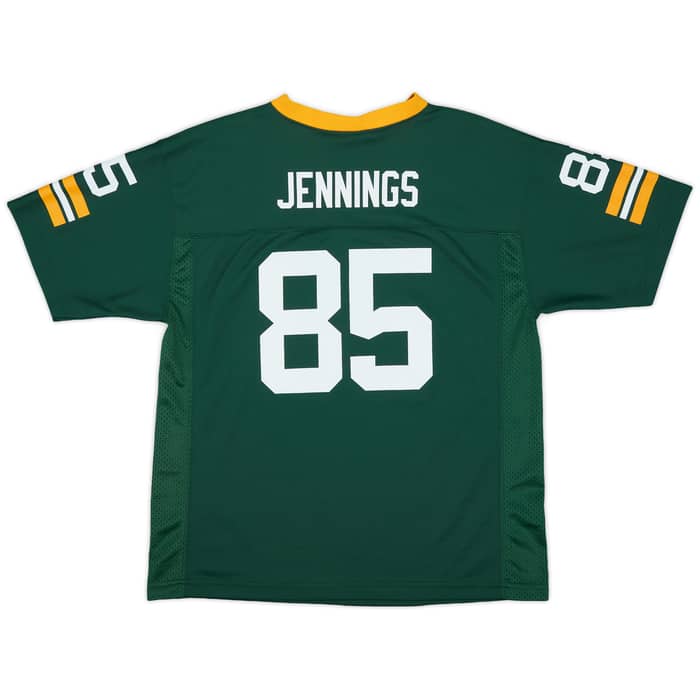 2012 Green Bay Packers Jennings #85 NFL Replica Home Jersey - 8/10 - (XL.Boys)