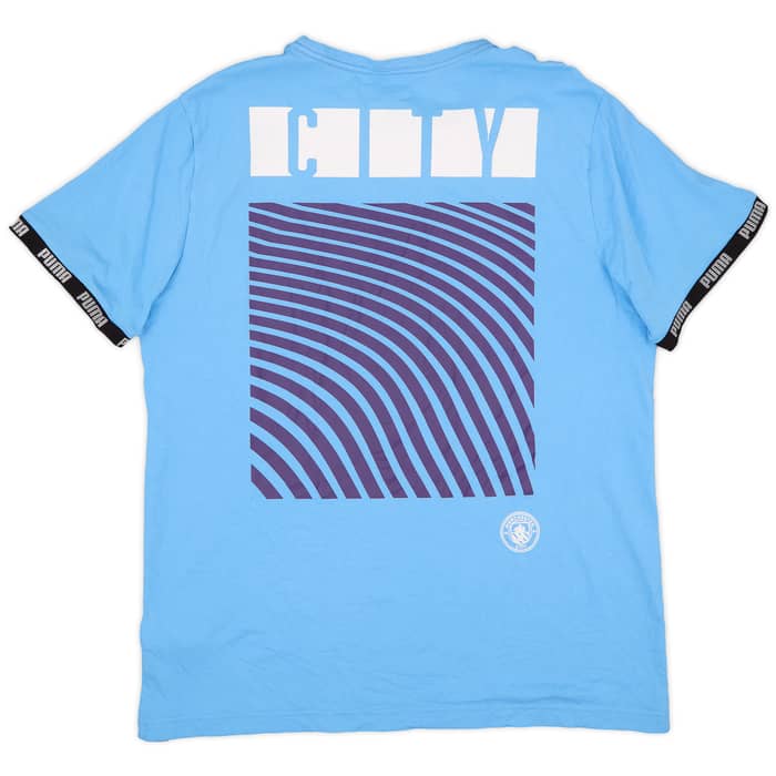 2019-20 Manchester City Puma Cotton Tee - 8/10 - (XL)