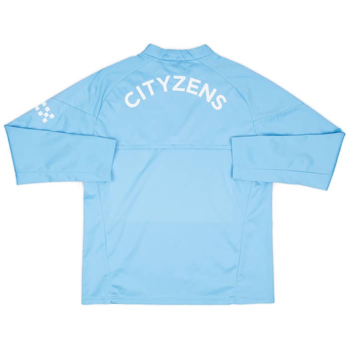 2023-24 Manchester City Player Issue 1/4 Zip Rain Top # - 9/10