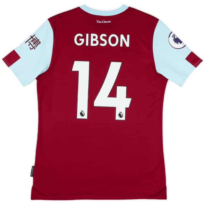 2019-20 Burnley Home Shirt Gibson #14 - 9/10 - (M)