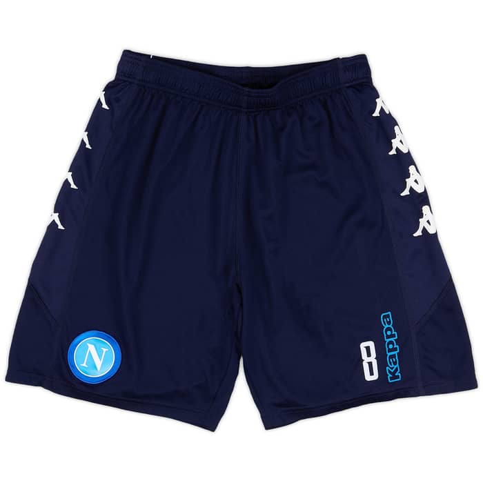 2017-18 Napoli Player Issue Training Shorts # - 5/10