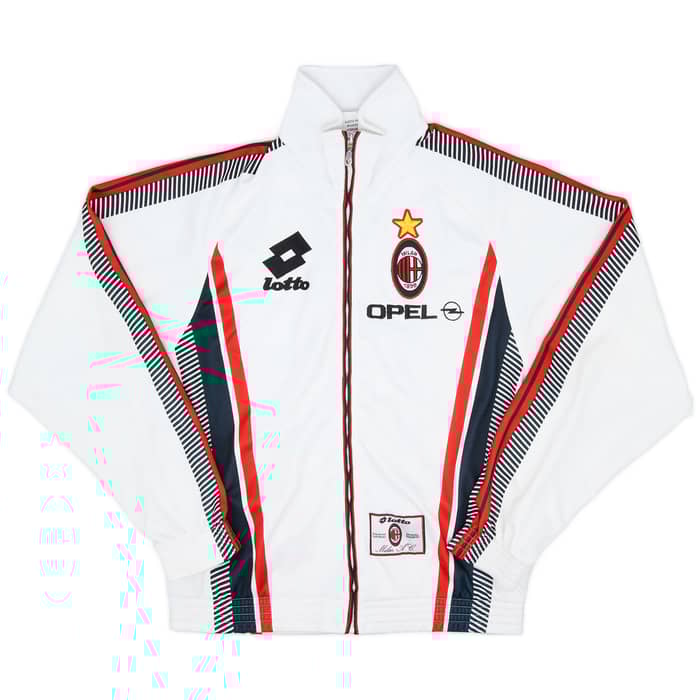1997-98 AC Milan Lotto Track Jacket - 8/10 - (S)