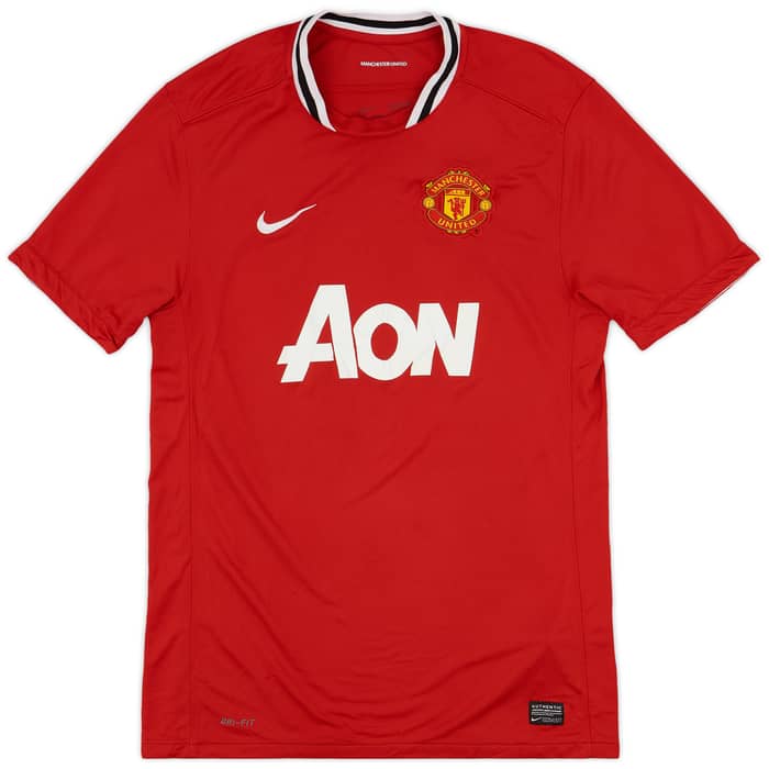 2011-12 Manchester United Home Shirt Berbatov #9 - 6/10 - (L)