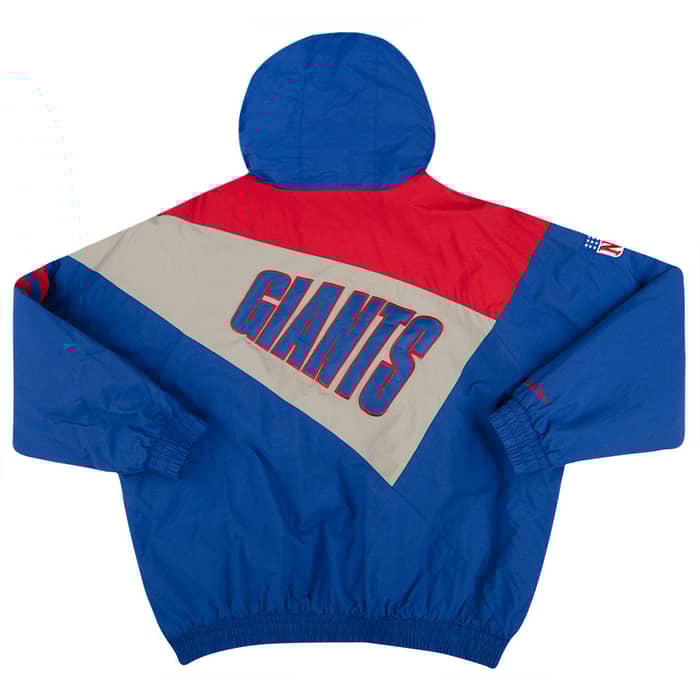 2012 New York Giants Mitchell & Ness Rain Coat 3XL