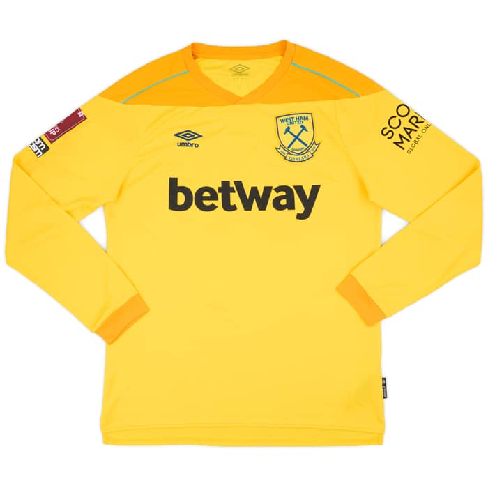 2020-21 West Ham Match Issue FA Cup GK Shirt Martin #25