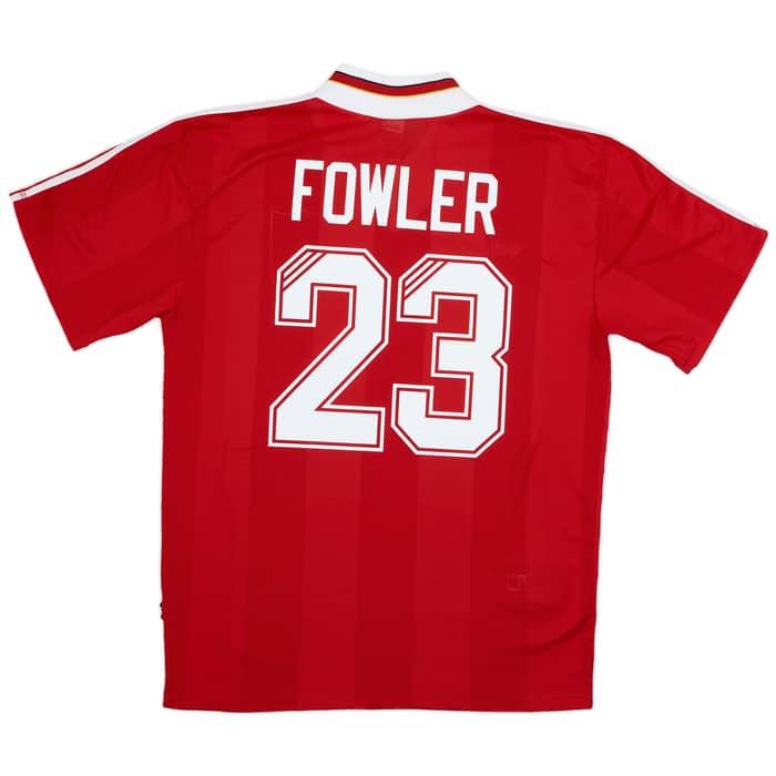 1995-96 Liverpool Home Shirt Fowler #23 - 8/10 - (XL)