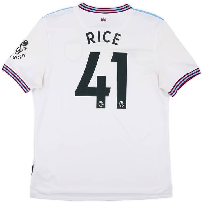 2019-20 West Ham Away Shirt Rice #41 - 6/10 - (XL)