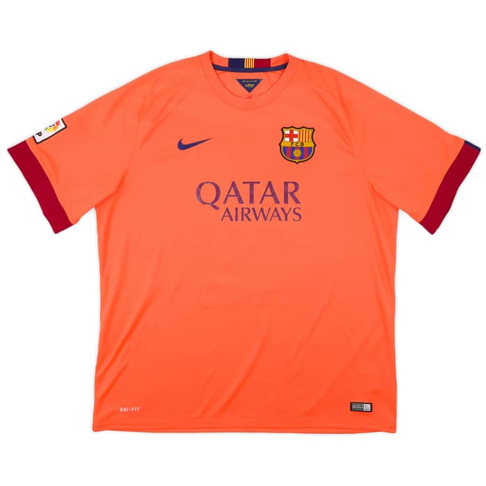 2014-15 Barcelona Away Shirt Messi #10 - 9/10 - (XXL)