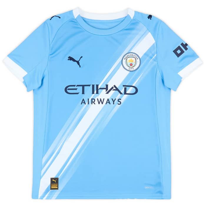 2025-26 Manchester City Home Shirt Marmoush #7 (KIDS)