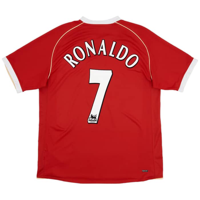 2006-07 Manchester United Home Shirt Ronaldo #7