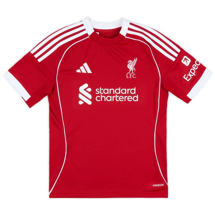 2025-26 Liverpool Home Shirt M.Salah #11 (KIDS)