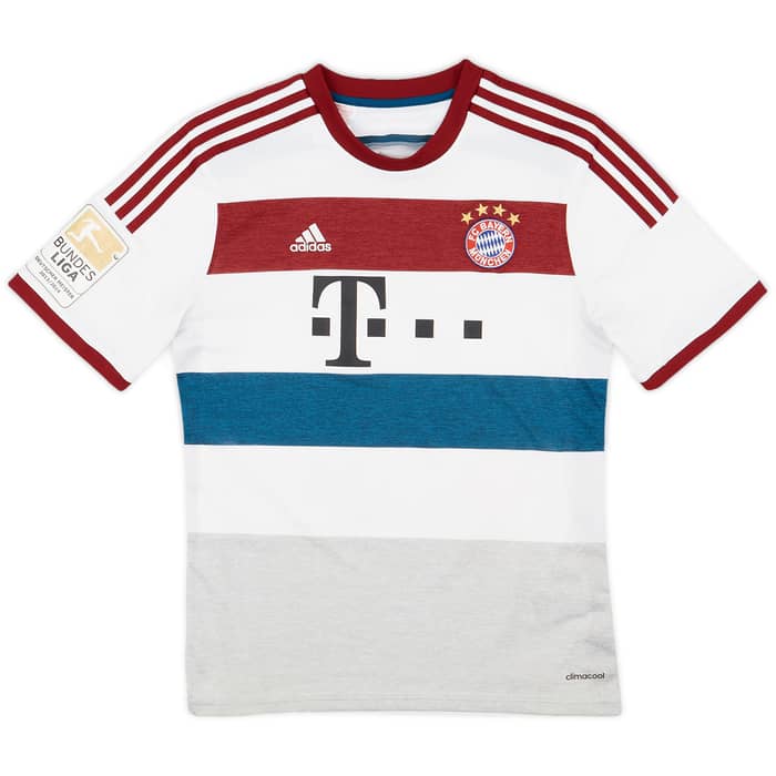 2014-15 Bayern Munich Away Shirt Alaba #27 - 5/10 - (L.Boys)