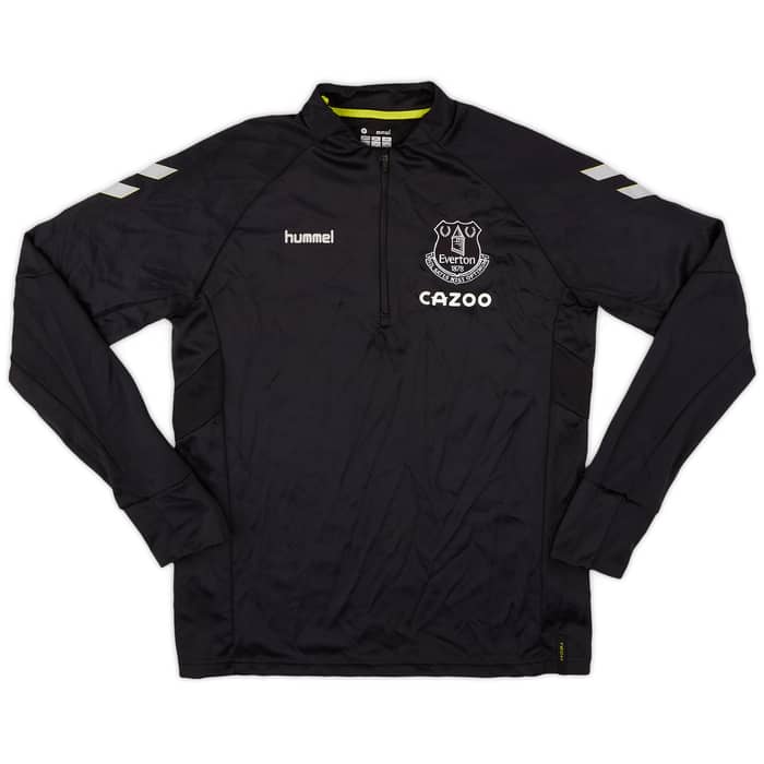 2021-22 Everton Hummel 1/4 Zip Training Top - 8/10 - (M)