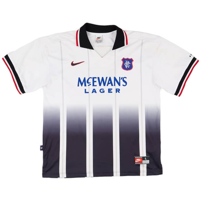 1997-99 Rangers Away Shirt Gascoigne #8 - 6/10 - (L)