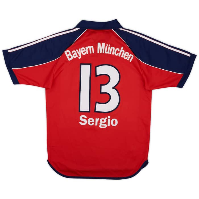 1999-01 Bayern Munich Home Shirt Sergio #13 - 8/10 - (S)