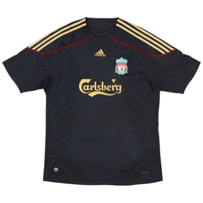 2009-10 Liverpool Away Shirt Gerrard #8 - 5/10 - (XL)