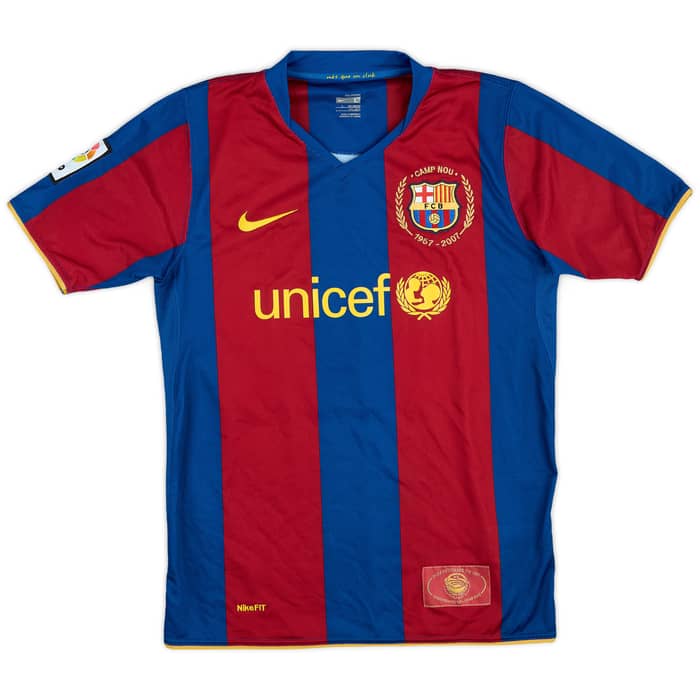2009-10 Barcelona Home Shirt Messi - 9/10 - (L.Boys)