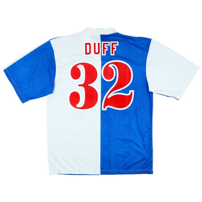 1996-98 Blackburn Home Shirt Duff #32 - 7/10 - (XL)