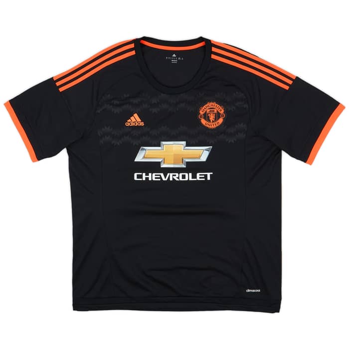 2015-16 Manchester United Third Shirt Valencia #25 - 9/10 - (XL)