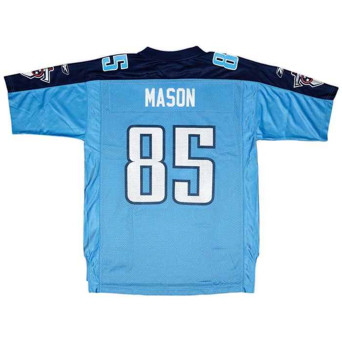 2002-04 Tennessee Titans Mason #85 Reebok On Field Alternate Jersey - 8/10 - (L)