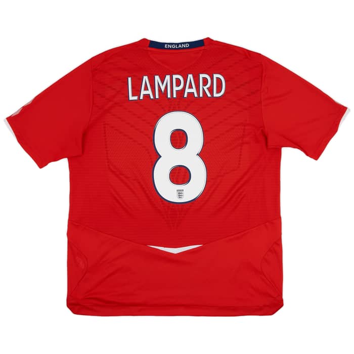 2008-10 England Away Shirt Lampard #8 - 5/10 - (XL)